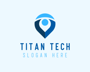 Digital Navigation Application logo design