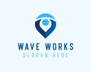 Digital Navigation Application logo design