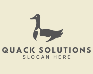 Duck - Wild Duck & Duckling logo design