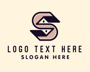 Leasing - Roof Housing Letter S logo design