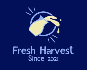 Fresh - Fresh Milk Pitcher logo design