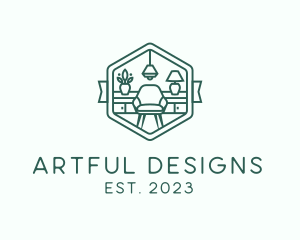 Interior Design Furniture logo design