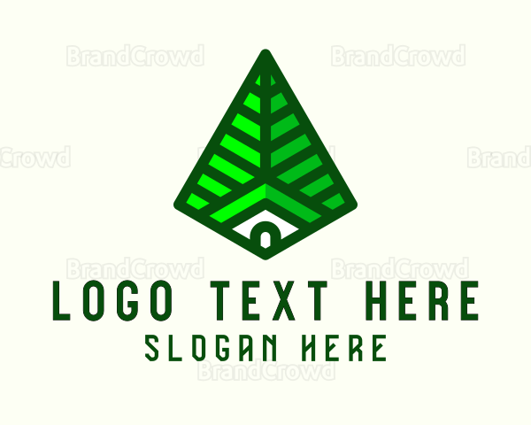 Leaf House Eco Teepee Logo