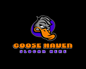 Goose - Cool Duck Sunglasses logo design