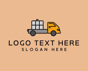 Truck - Cargo Delivery Truck logo design