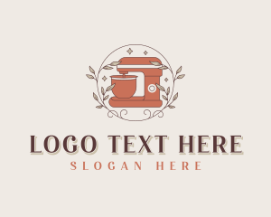 Measuring Cup - Baking Stand Mixer logo design