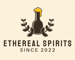 Spirits - Craft Beer Wreath logo design
