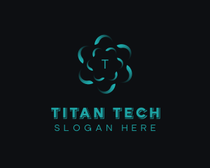 AI Tech Cyberspace logo design