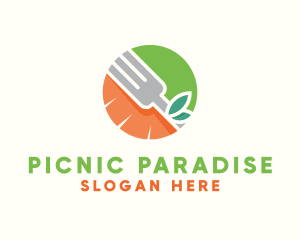 Picnic - Healthy Carrot Fork logo design