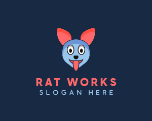 Rat - Silly Rat Cartoon logo design