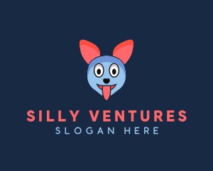 Silly Rat Cartoon logo design