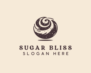 Sweet - Sweet Cinnamon Roll logo design