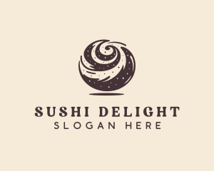 Sweet Cinnamon Roll logo design