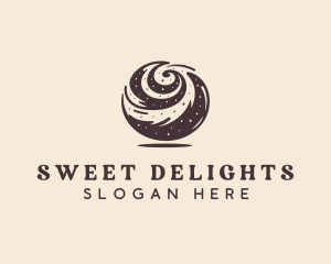 Sweet Cinnamon Roll logo design