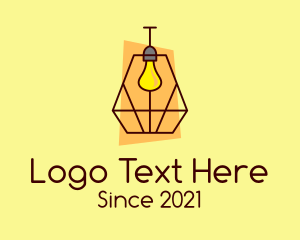 Lighting - Modern Bulb Chandelier logo design