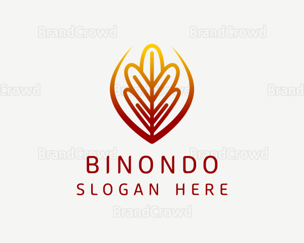 Botanical Garden Leaf Logo