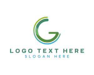 Online - Modern Gradient Letter G logo design