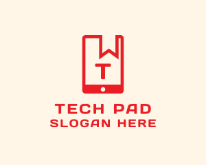 Ipad - Mobile Bookmark Tablet logo design