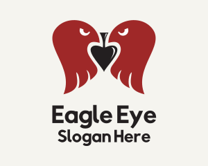 Twin Eagle Spade logo design