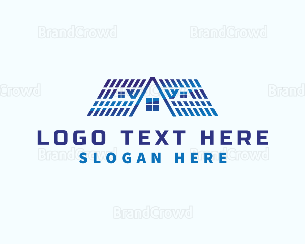 Geometric House Roof Logo