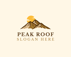 Mountain Peak Climbing logo design