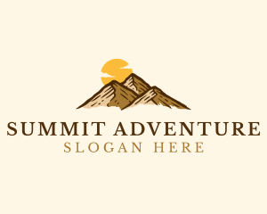 Climbing - Mountain Peak Climbing logo design