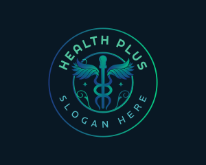 Caduceus Medical Health logo design