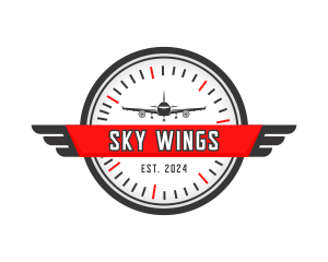 Airplane Flight Aviation logo design