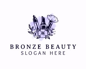 Floral Beautician Cosmetics  logo design