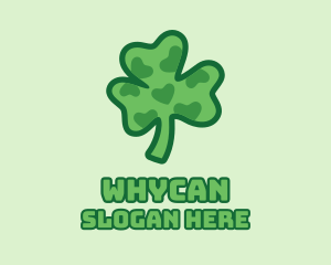 Natural Lucky Clover  Logo