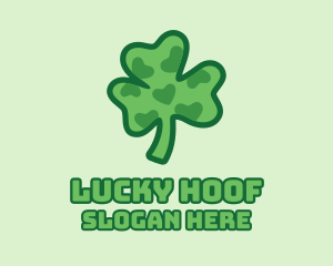 Natural Lucky Clover  logo design