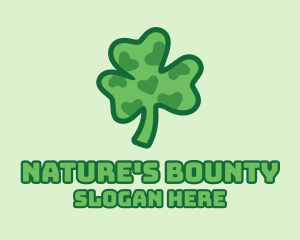 Natural Lucky Clover  logo design