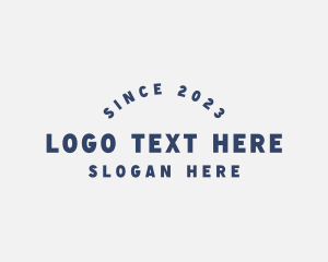 Text - Simple Generic Brand logo design