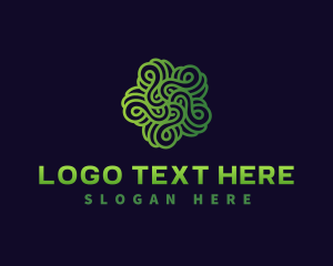 Vortex - Vines Motion Technology logo design