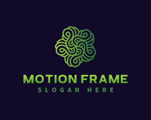 Vines Motion Technology logo design