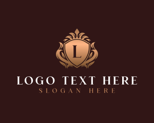 Luxury - Luxury Crown Ornamental Shield logo design