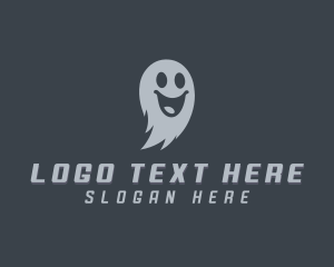 Horror - Scary Halloween Ghost logo design