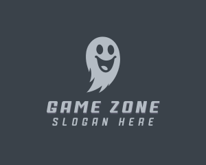 Scary Halloween Ghost logo design