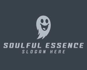 Soul - Scary Halloween Ghost logo design