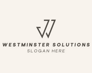 Investment Firm Agency Letter W logo design