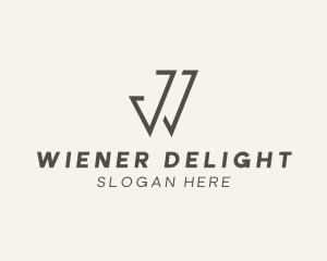 Investment Firm Agency Letter W logo design