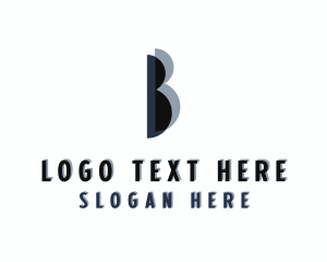 Creative Agency - Stylish Studio Letter B logo design