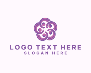 Organization - Flower Community People logo design