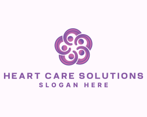 Flower Community People logo design