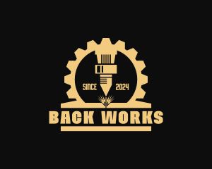 Industrial Laser Engraving logo design