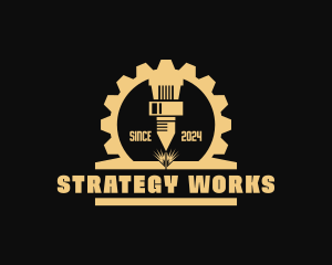 Industrial Laser Engraving logo design