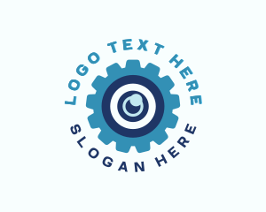 Lens - Eye Gear Technology logo design