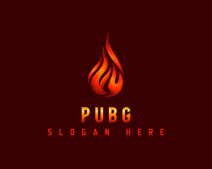 Hot Fire Flame Logo