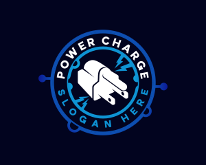 Charging - Electrical Charging Plug logo design