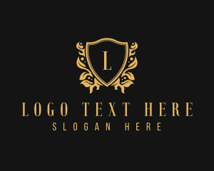 Event Decorative Shield logo design